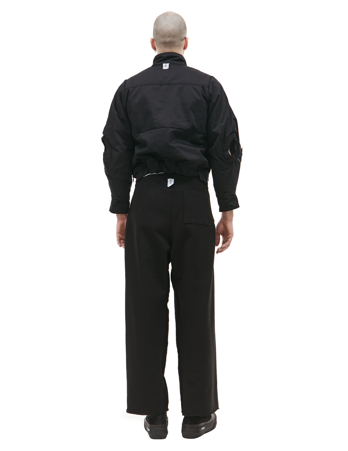 PROTOTYPES patch pockets Bomber jacket - black - Image 4 of 5