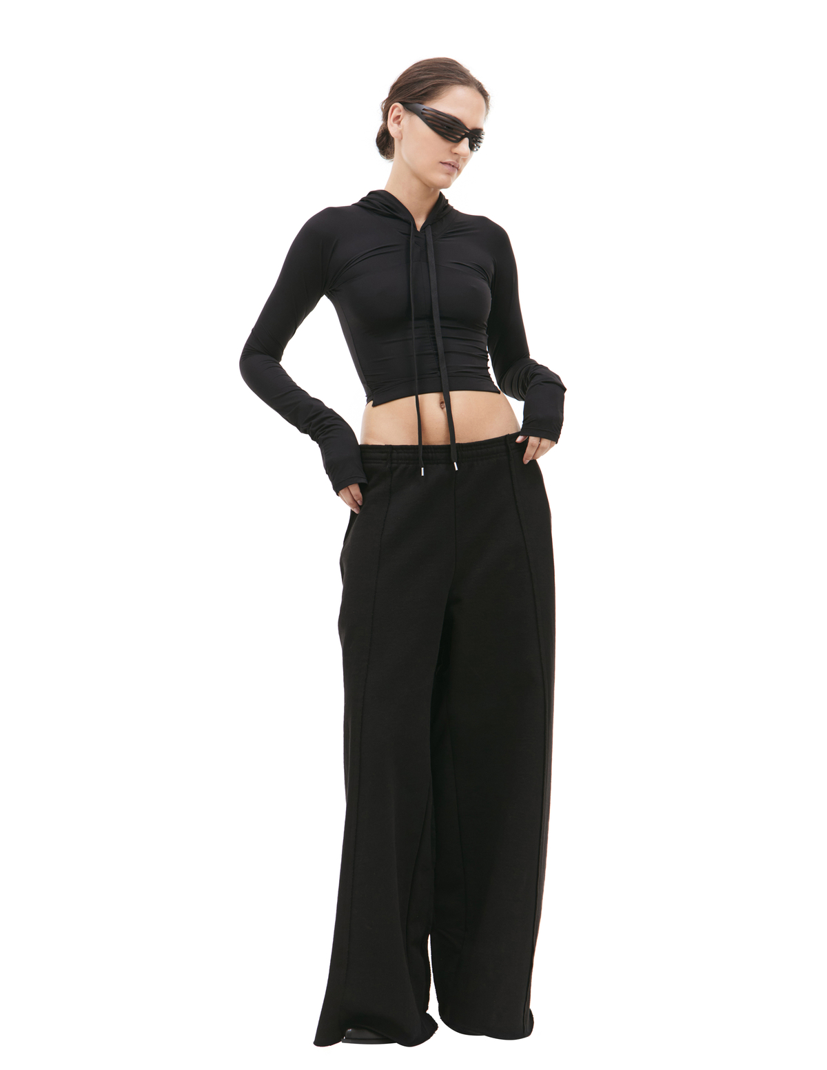 トップス prototypes / leggings hoodie PROTOTYPES leggings hoodie sweater - Black | Garmentory