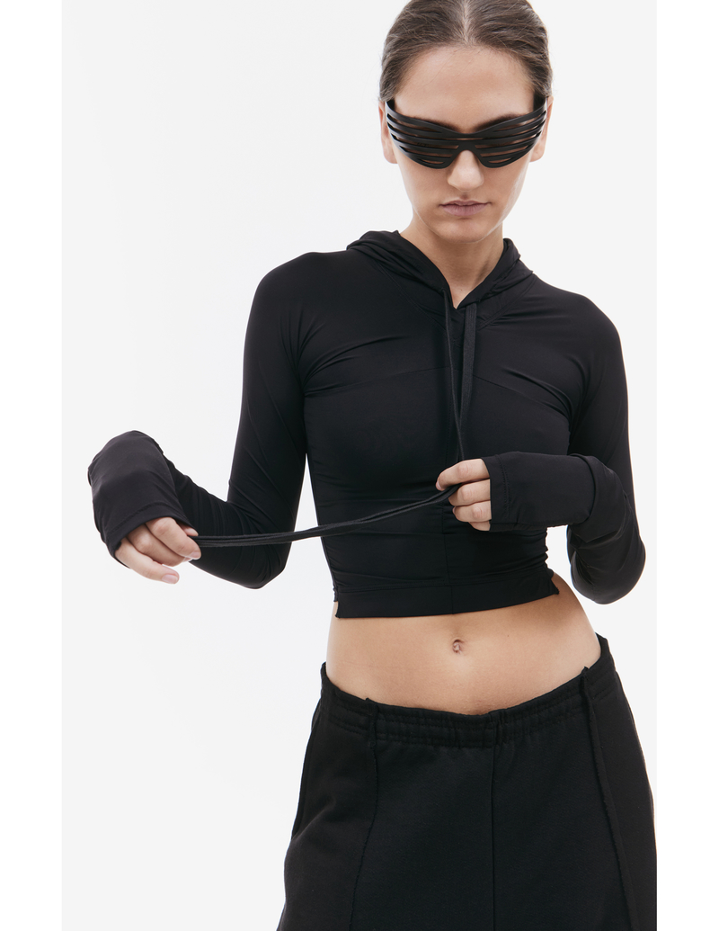 トップス prototypes / leggings hoodie PROTOTYPES leggings hoodie sweater - Black | Garmentory