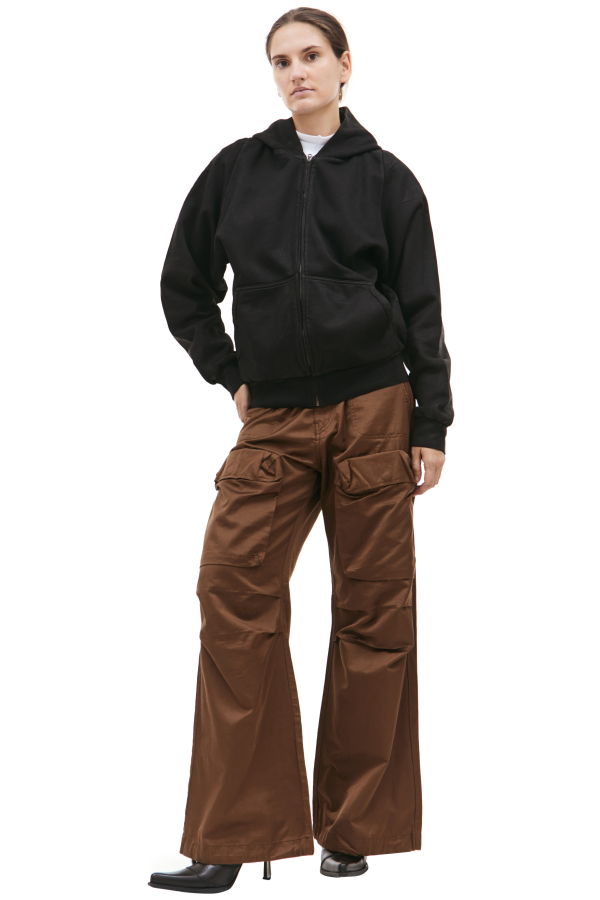 PROTOTYPES zip up hoodie sweater - Black