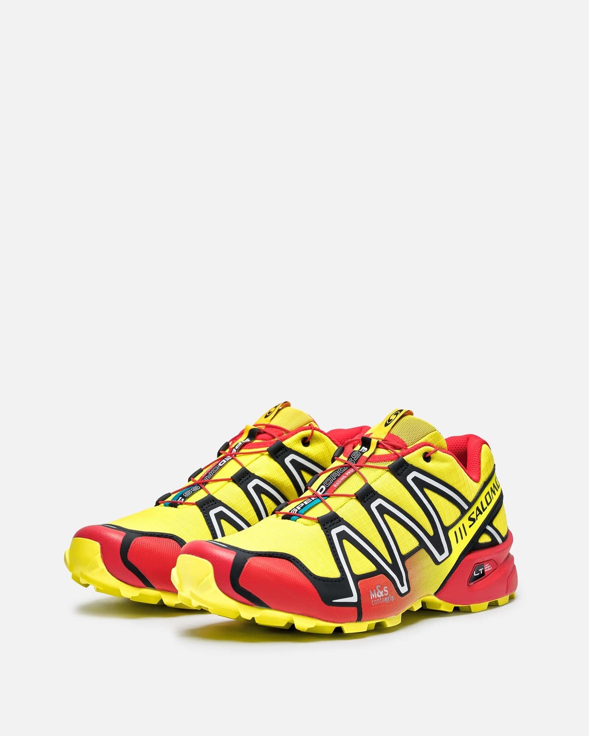 SALOMON★SPEEDCROSS 3★SULPHUR SPRING/HIGH RISK RED/BLACK Salomon - SNEAKERS SPEEDCROSS 3 SULPHUR SPRING, HIGH RISK