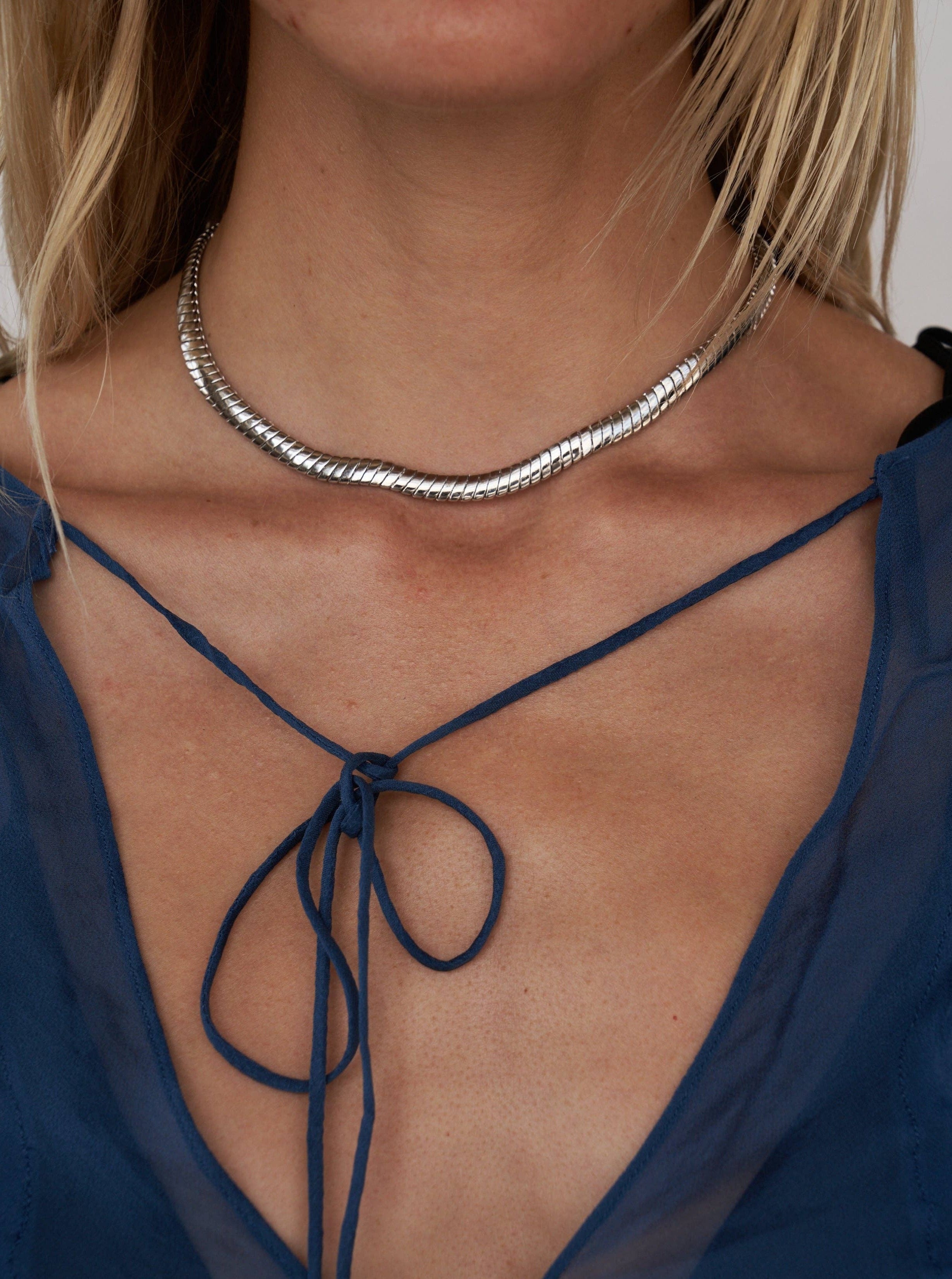 Lili Claspe Large Silver Raissa Chain 16