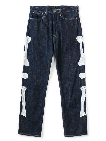Kapital 8 oz. IDGxIDG Denim High Waist NIME Pants (FUROSHIKI