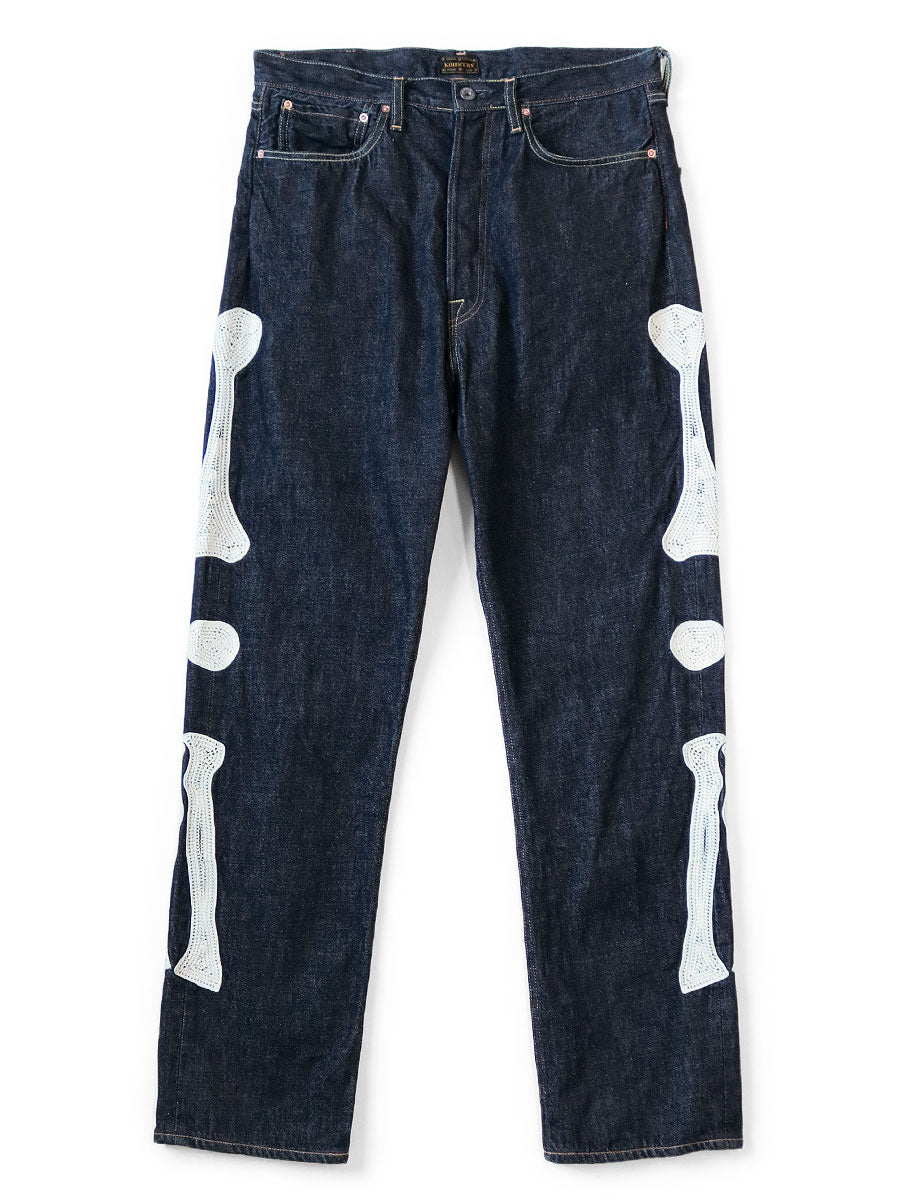 Kapital 12.5oz Denim MEXICAN TUXEDO 5P OKAGILLY Jeans - Indigo