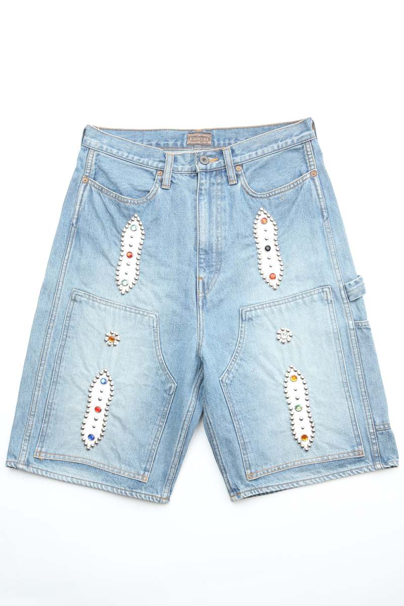 Kapital 14oz Denim Shorts (STUDS Remake) - PRO | Garmentory