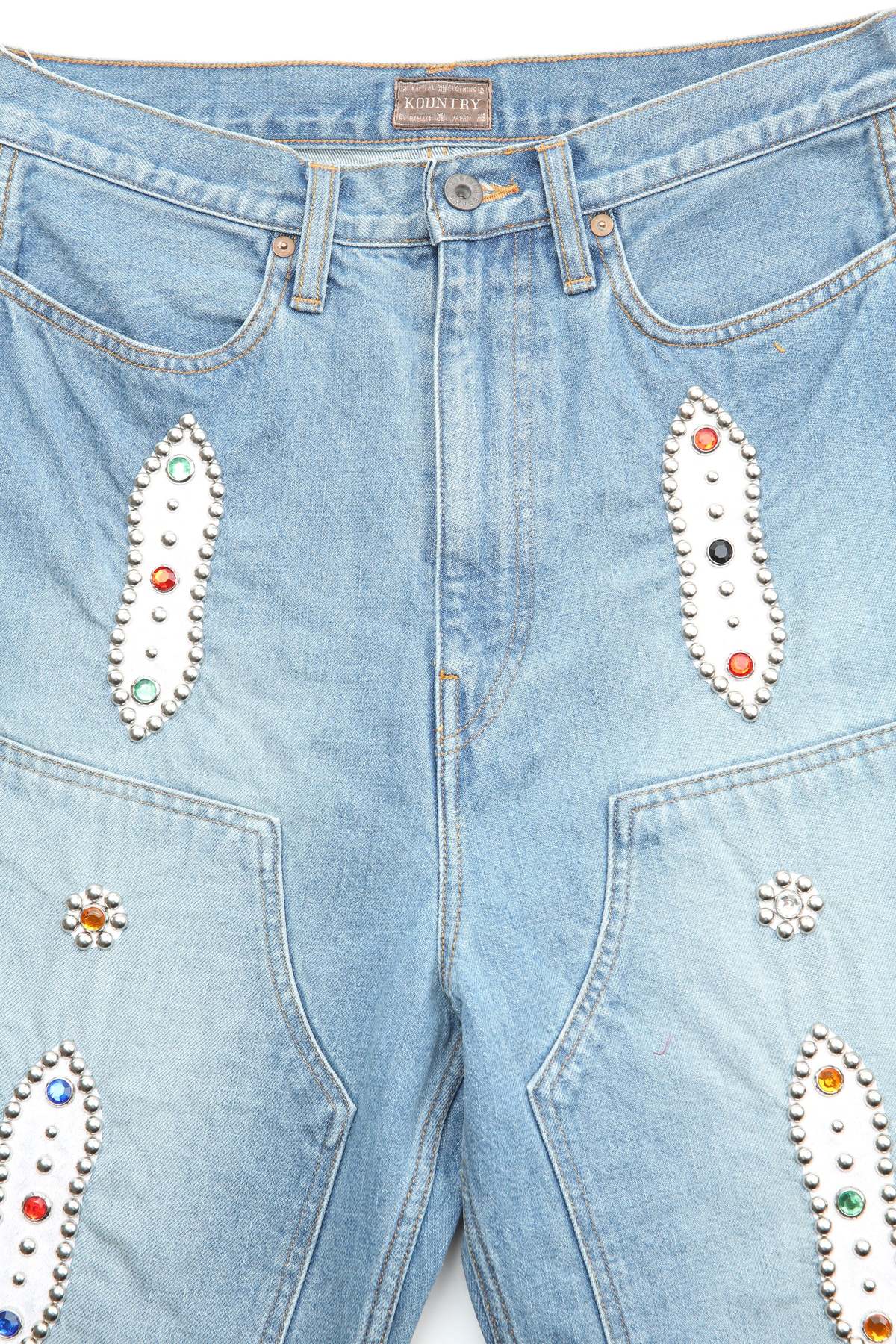 Kapital 14oz Denim Shorts (STUDS Remake) - PRO | Garmentory
