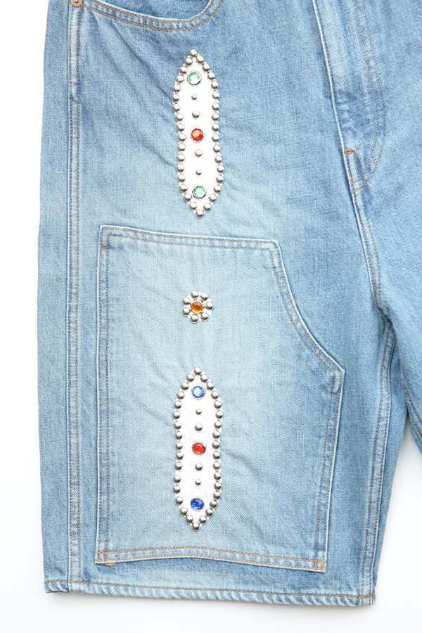 Kapital 14oz Denim Shorts (STUDS Remake) - PRO | Garmentory