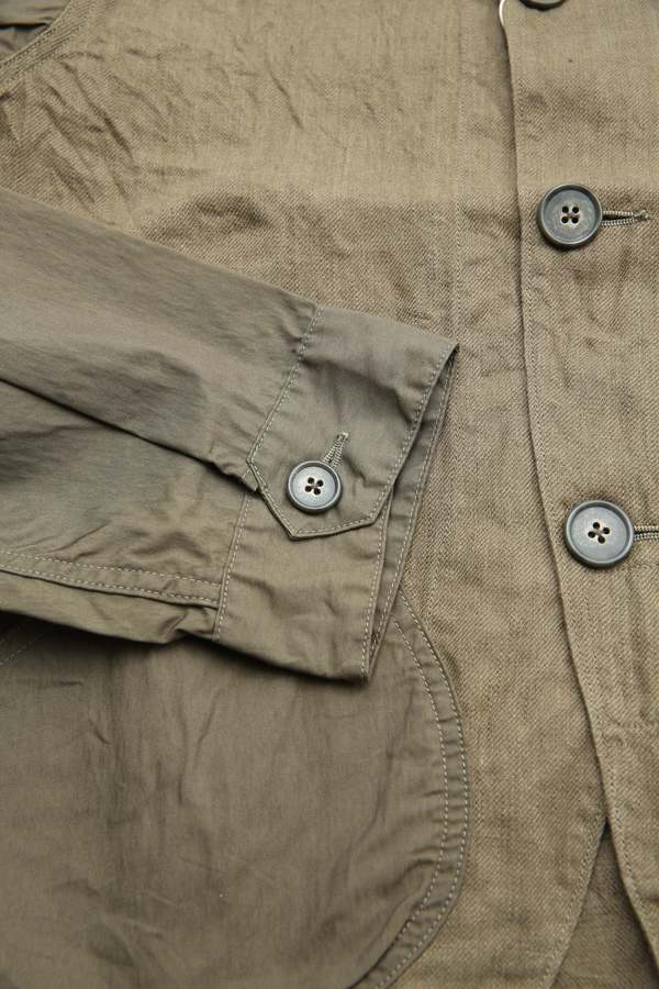 Kapital Linen Chino Cloth x Gabardine RINGOMAN Coverall - Khaki