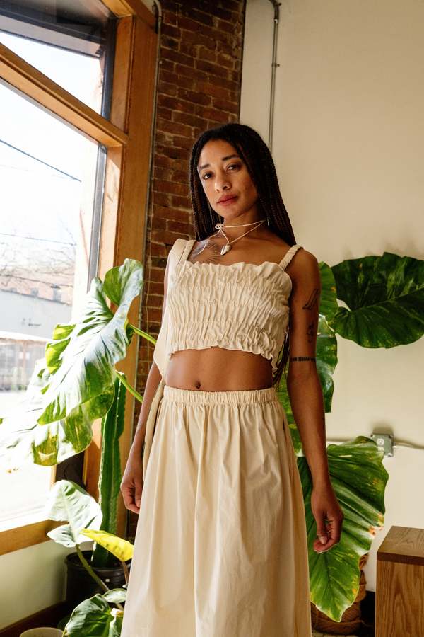 Rita Row Mercury Top Cream on Garmentory