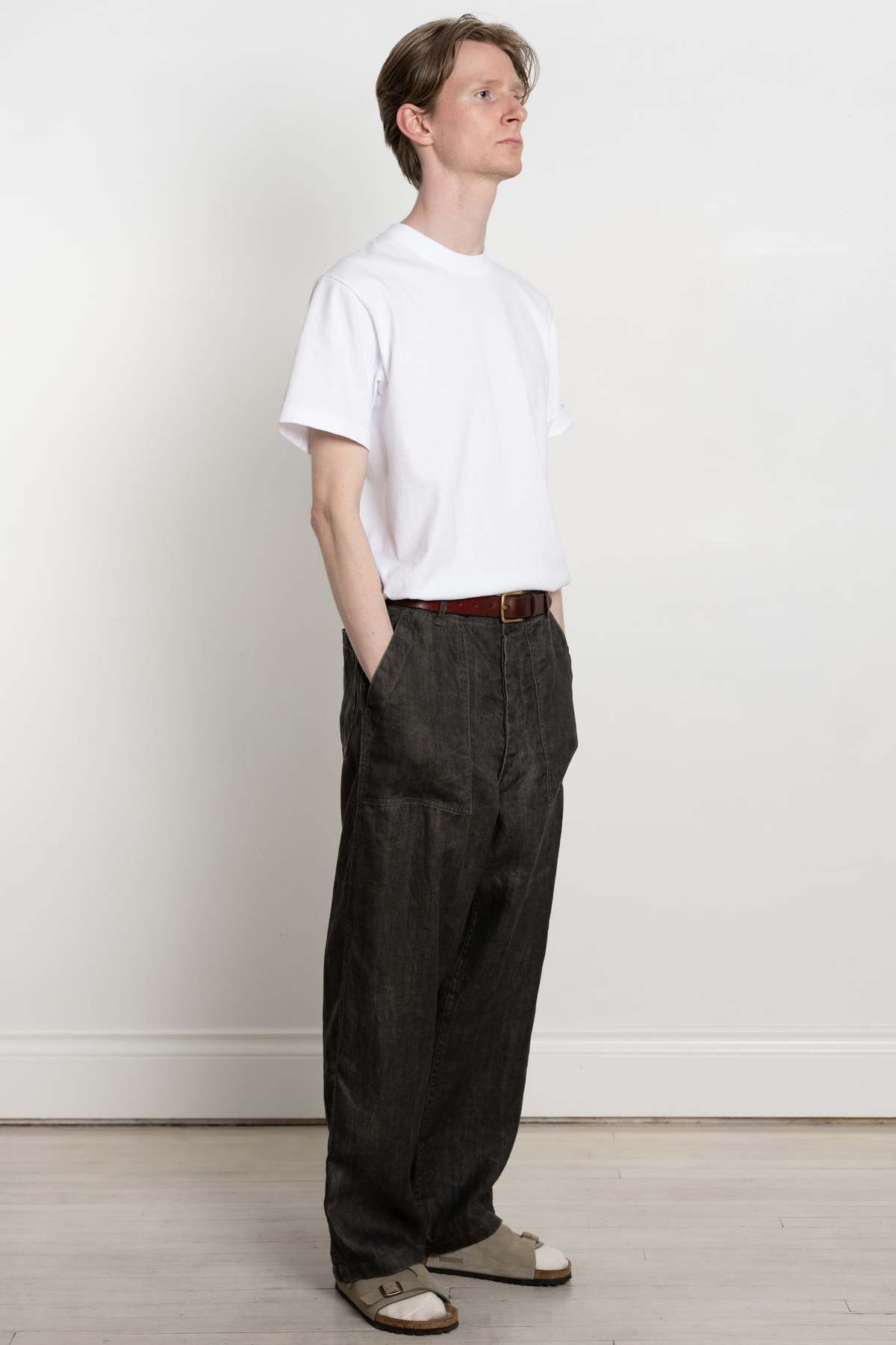 リドム LINEN WOOL FATIGUE PANTS S LIDNM（リドム）の「LINEN WOOL FATIGUE SHORTS（その他パンツ