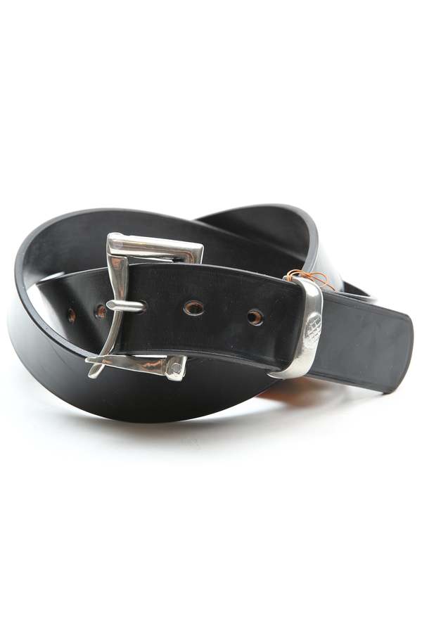 Faizey Leather Goods Ltd. Quick Release Pewter Buckel Belt - Black Faizey Leather Goods Ltd. Quick Release Pewter Buckel Belt - Black
