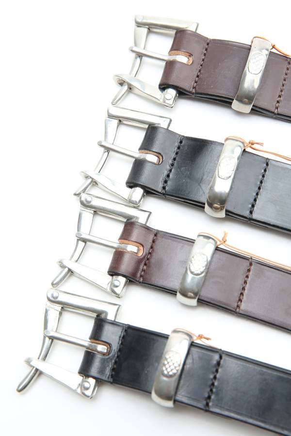 小物 MARTIN FAIZEY QUICK RELEASE BELT 34 Faizey Leather Goods Ltd. Quick Release Pewter Buckel Belt