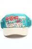 Kapital Working Hero Truck Cap - Turquoise/Beige - Thumbnail 1