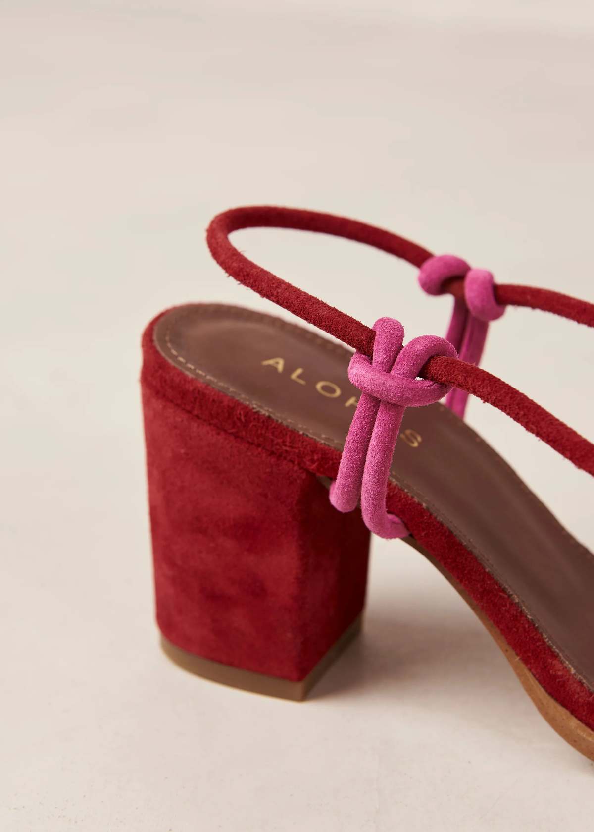 Alohas grace heels - Red/Pink - Image 7 of 9