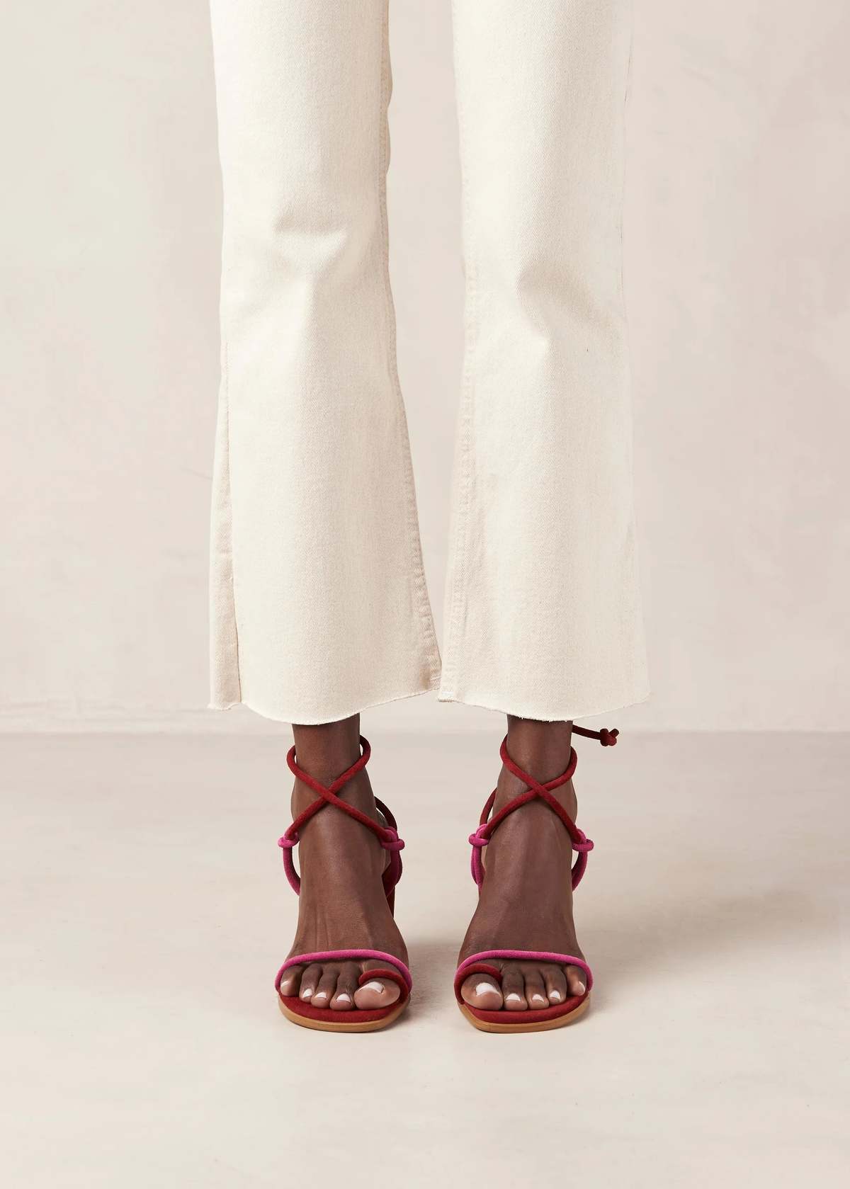 Alohas grace heels - Red/Pink - Image 8 of 9