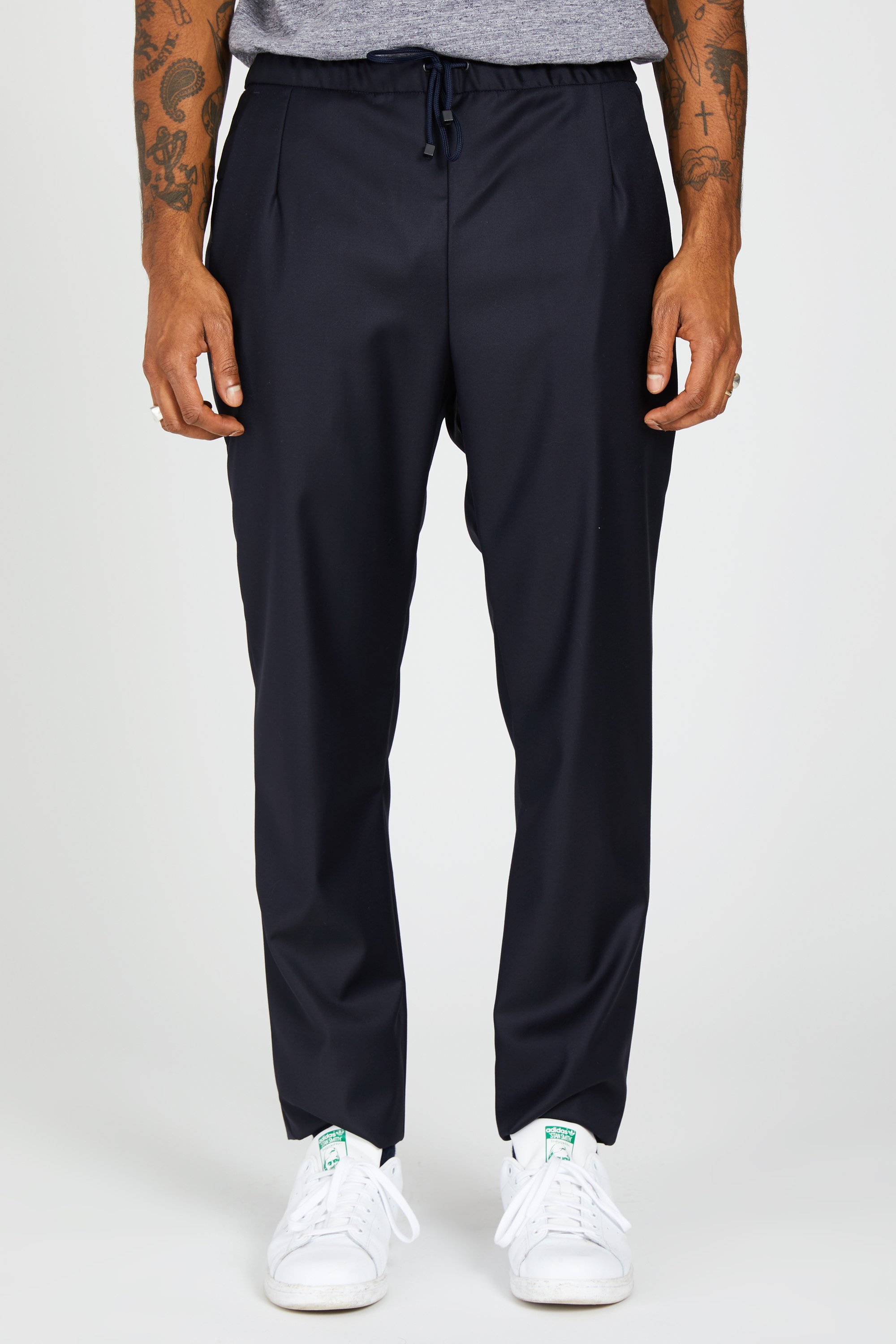 PRESIDENTS Loro Piana Superfine Wool Travel Trouser - Blue