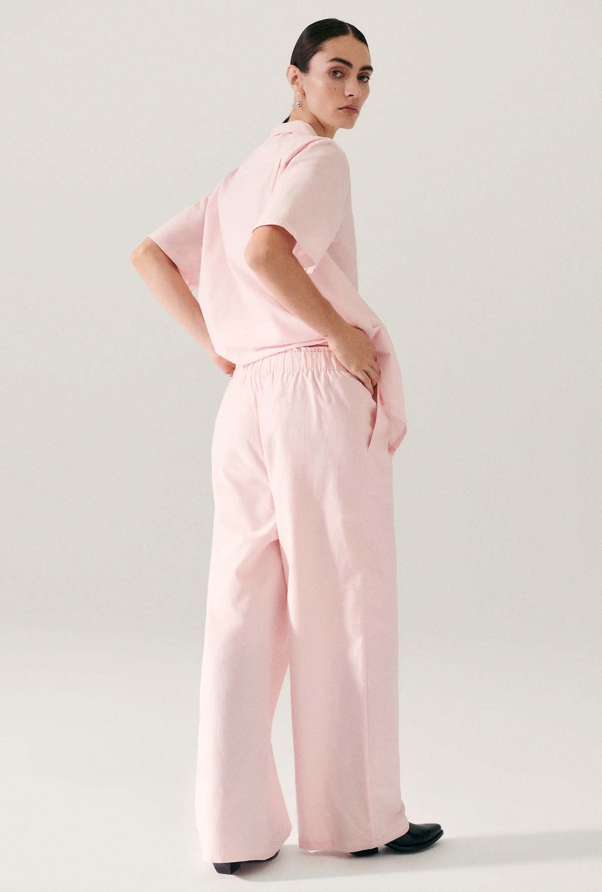 Silk Laundry Cotton Silk Paper Bag Pants - Hydrogen - Image 2 of 6