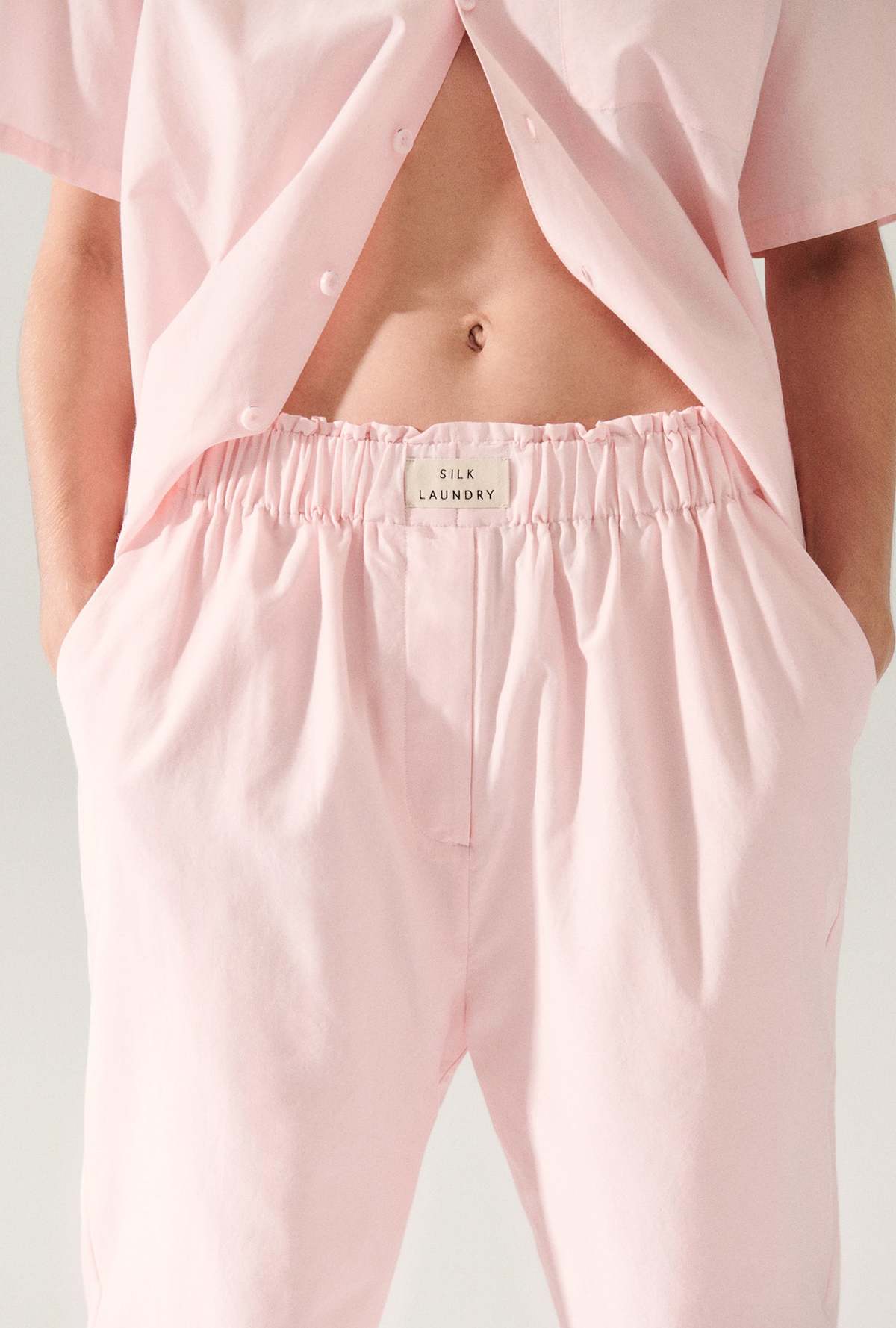 Silk Laundry Cotton Silk Paper Bag Pants - Hydrogen - Image 4 of 6