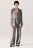 Silk Laundry Relaxed Blazer - Grey Pearl - Thumbnail 3