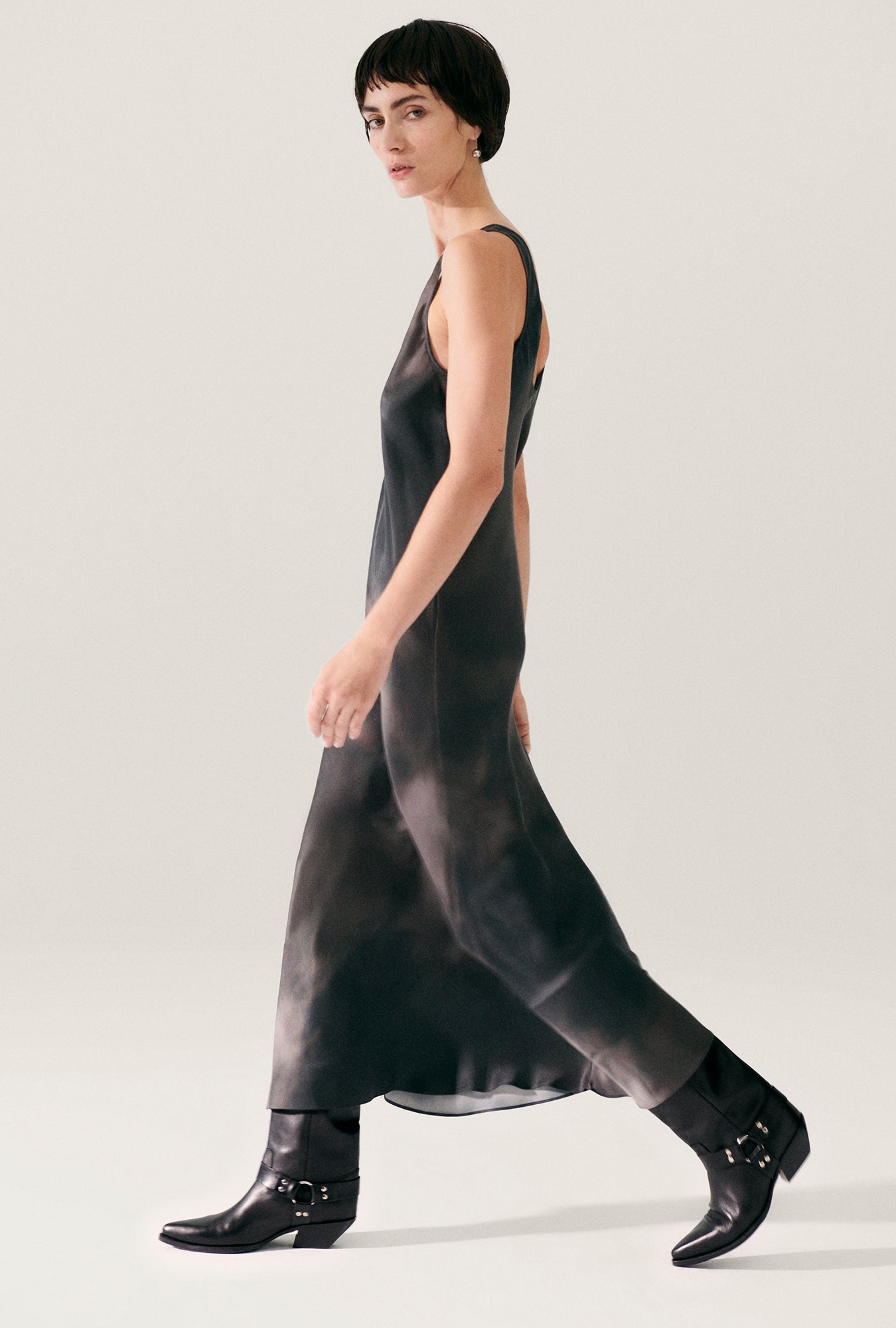 silk laundry scoop neck dress Scoop Neck Dress Protection - M