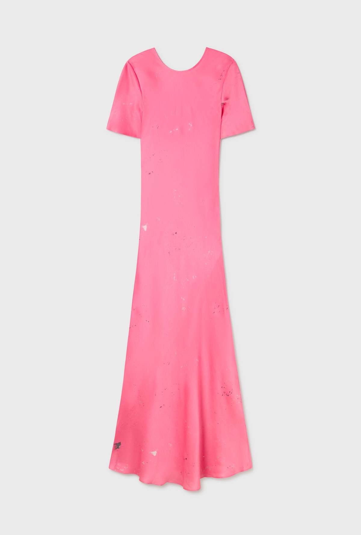 Silk Laundry Short Sleeve Bias Dress - Hog Wash - Image 5 of 5