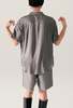 Silk Laundry Short Sleeve Boyfriend Shirt - Grey Pearl - Thumbnail 2