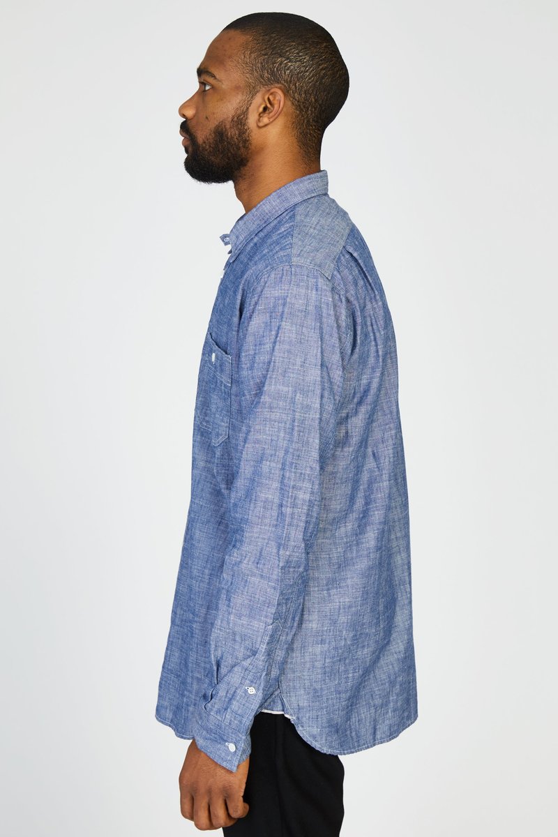 PRESIDENTS MISSOURI JAPANESE SELVEDGE CHAMBRAY SHIRT - INDIGO