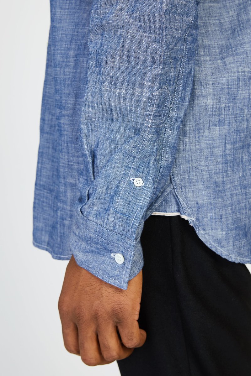 PRESIDENTS MISSOURI JAPANESE SELVEDGE CHAMBRAY SHIRT - INDIGO