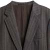 Reid & Taylor (Scotland) Barleycorn Weave Candy Stripe Cutaway Jacket Sapphire - Thumbnail 2