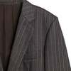 Reid & Taylor (Scotland) Barleycorn Weave Candy Stripe Cutaway Jacket Sapphire - Thumbnail 3
