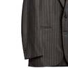 Reid & Taylor (Scotland) Barleycorn Weave Candy Stripe Cutaway Jacket Sapphire - Thumbnail 5