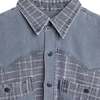 BEBITO (?) Denim Broken Twill Weave Western Shirt Blue Agate : XL - Thumbnail 3