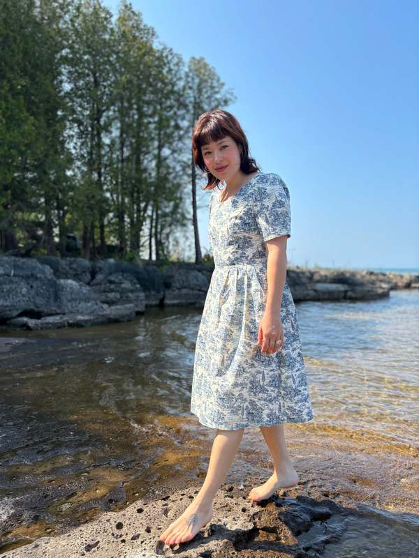 navy blue dress with white birds Dress, strapless, blue & white birds, Old Navy, new w/tags, sz 0, RSV