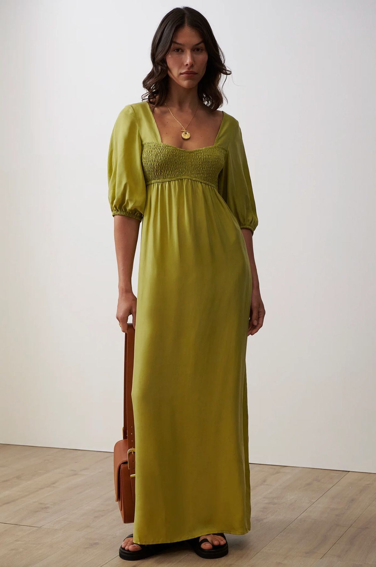 SANCIA The Rumia Dress - Aloe | Garmentory