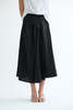Marc le Bihan Overdyed Striped Skirt - Black - Thumbnail 2