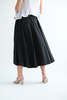 Marc le Bihan Overdyed Striped Skirt - Black - Thumbnail 3