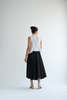 Marc le Bihan Overdyed Striped Skirt - Black - Thumbnail 5