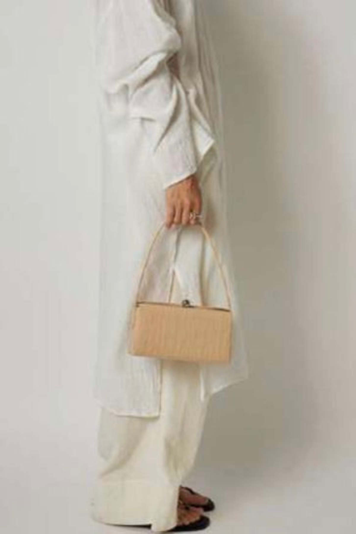 Mary Al Terna Nestle Bag - Beige | Garmentory