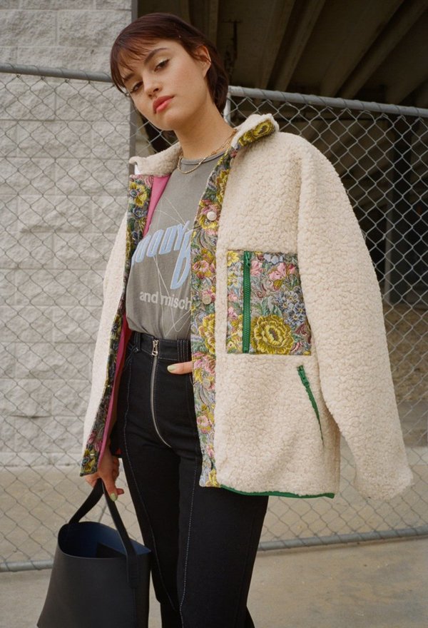 sandy liang fleece jacket