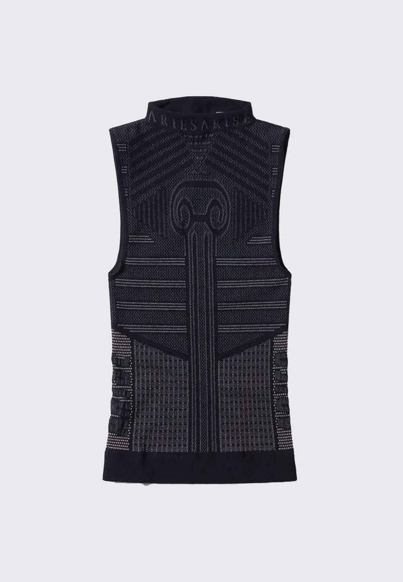 トップス Aries Slashed Vest Aries Arise Base Layer Vest - Black/Grey | Garmentory