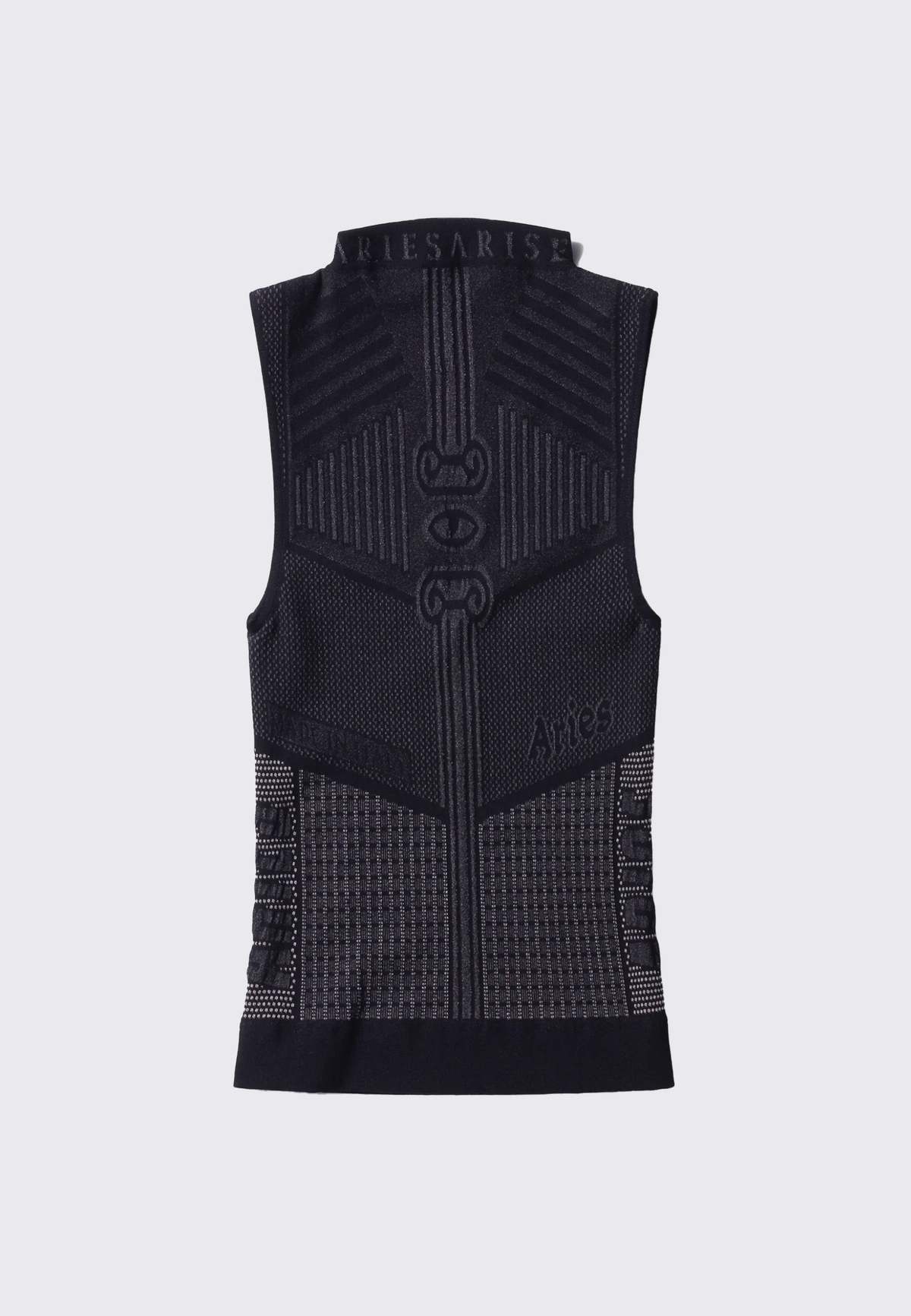 トップス Aries Slashed Vest Aries Arise Base Layer Vest - Black/Grey | Garmentory