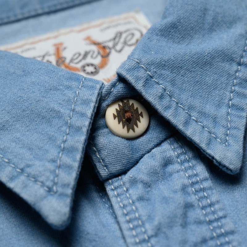 Freenote Cloth Calico 6oz Selvedge Denim - Bleached | Garmentory