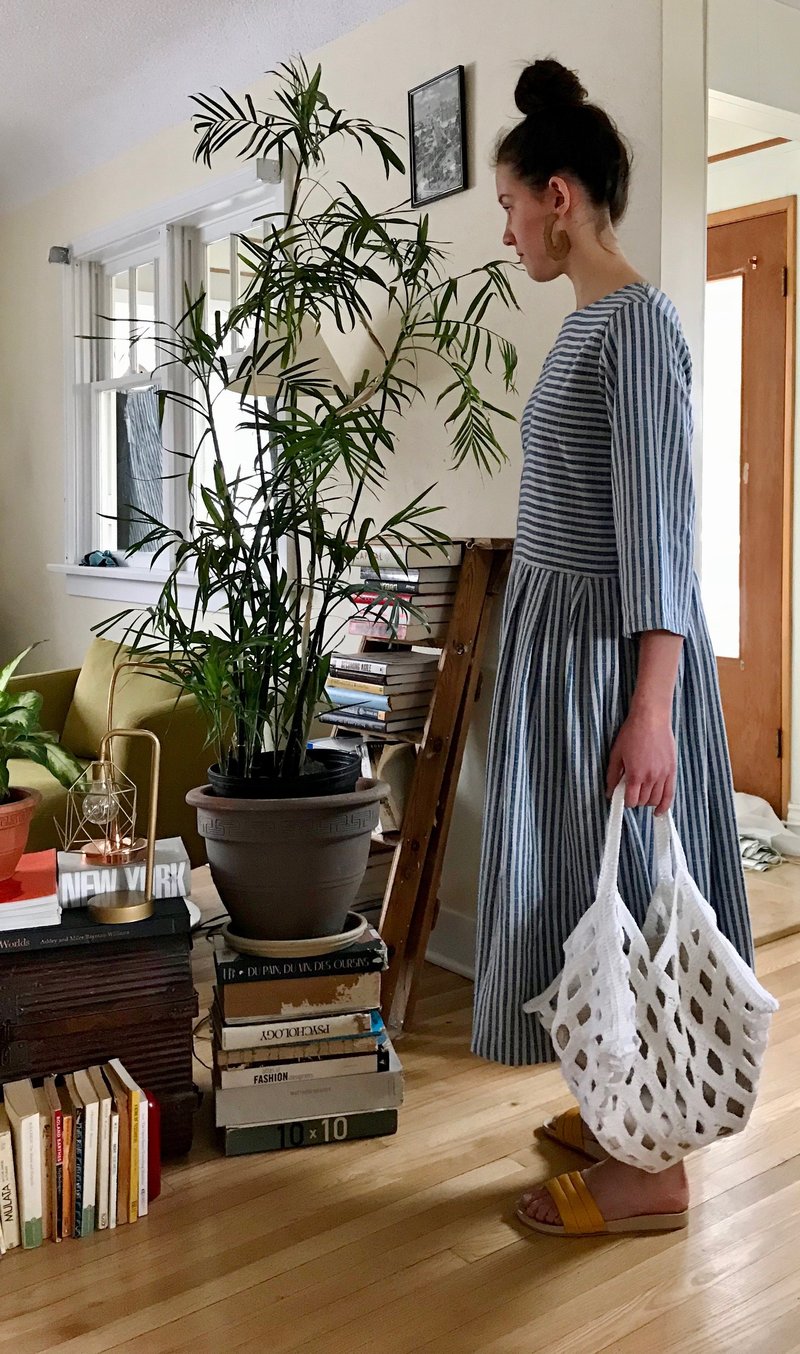 Lauren Manoogian Crochet Grid Bag