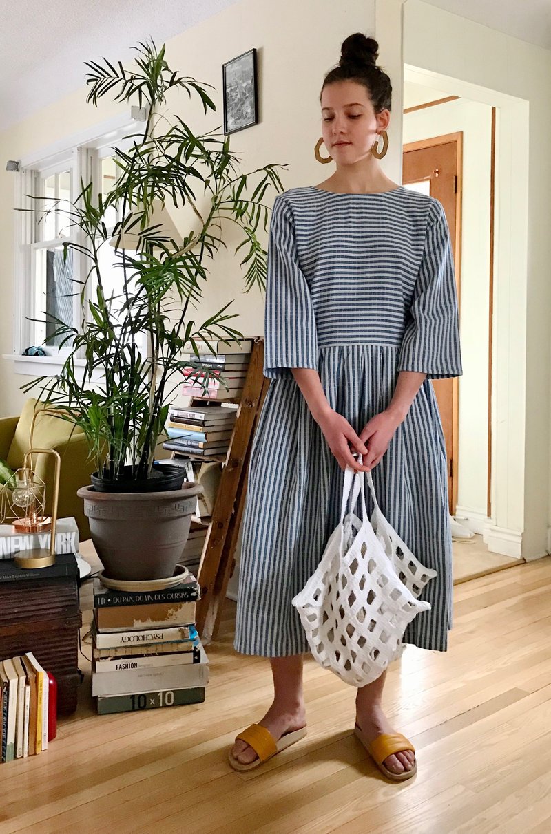 Lauren Manoogian Crochet Grid Bag