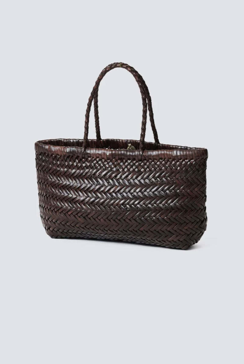Dragon Diffusion Mini Flat Gora Bag - Dark Brown | Garmentory