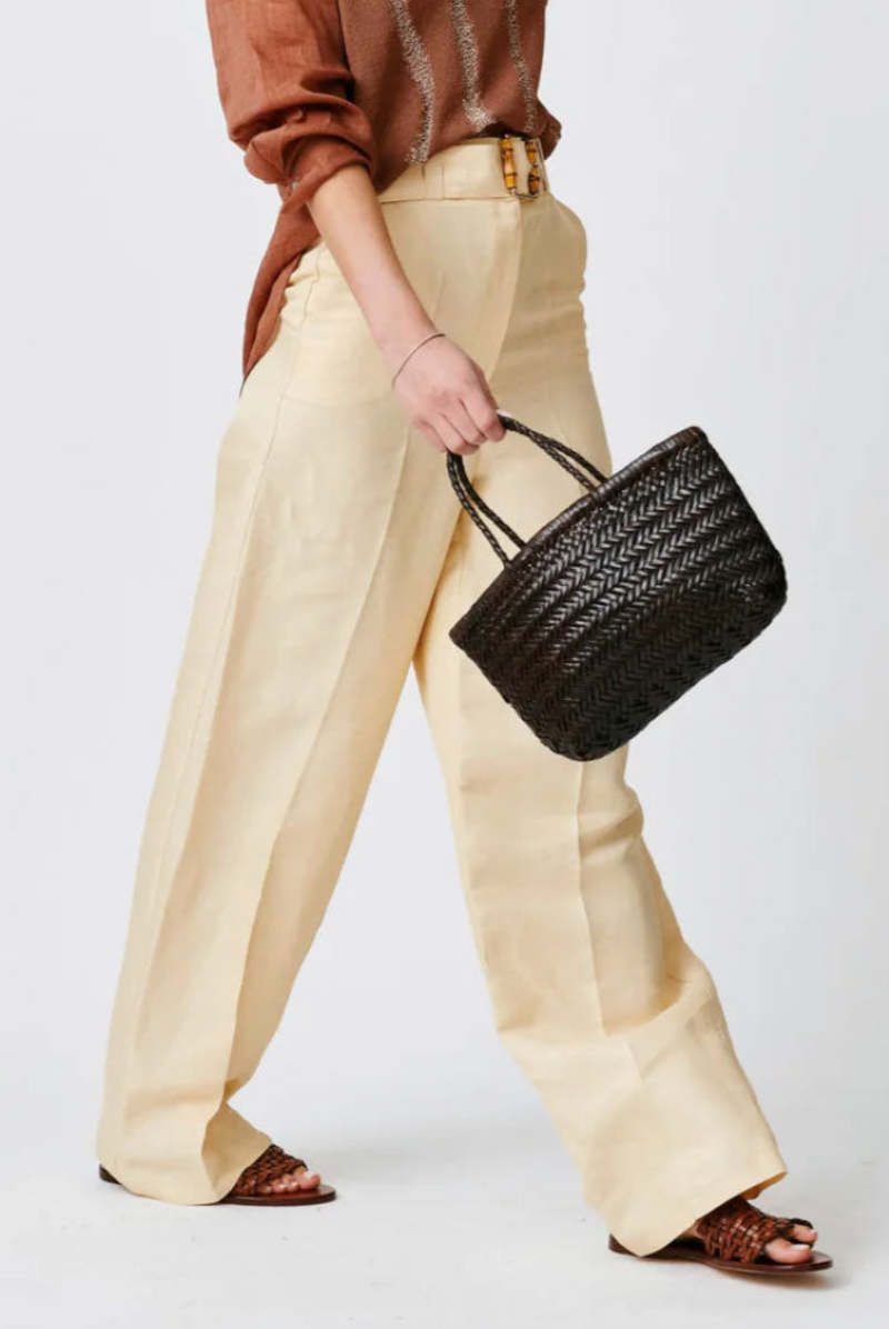 Dragon Diffusion Mini Flat Gora Bag - Dark Brown | Garmentory