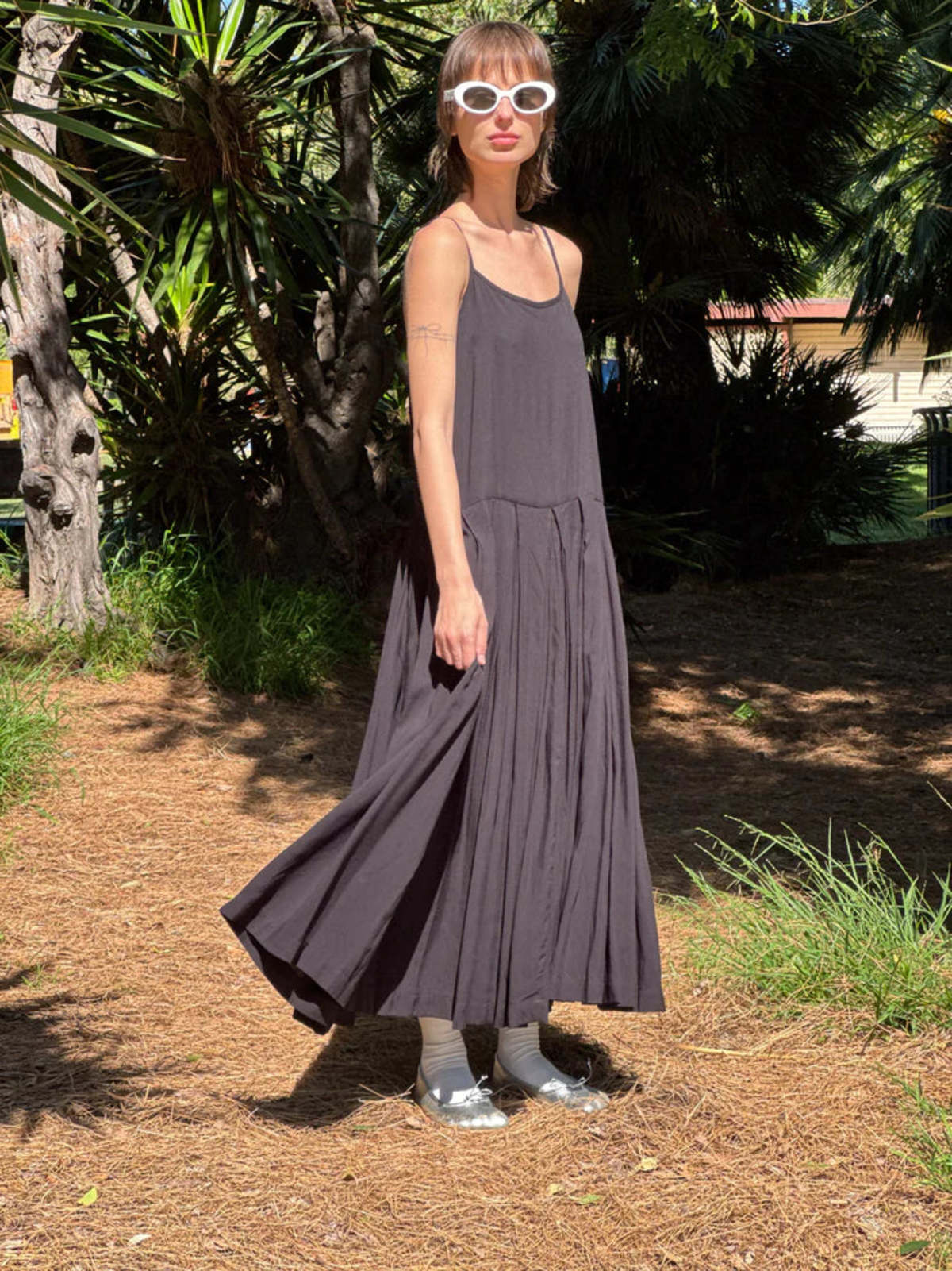 Toit Volant Six Yards Dress - Black | Garmentory