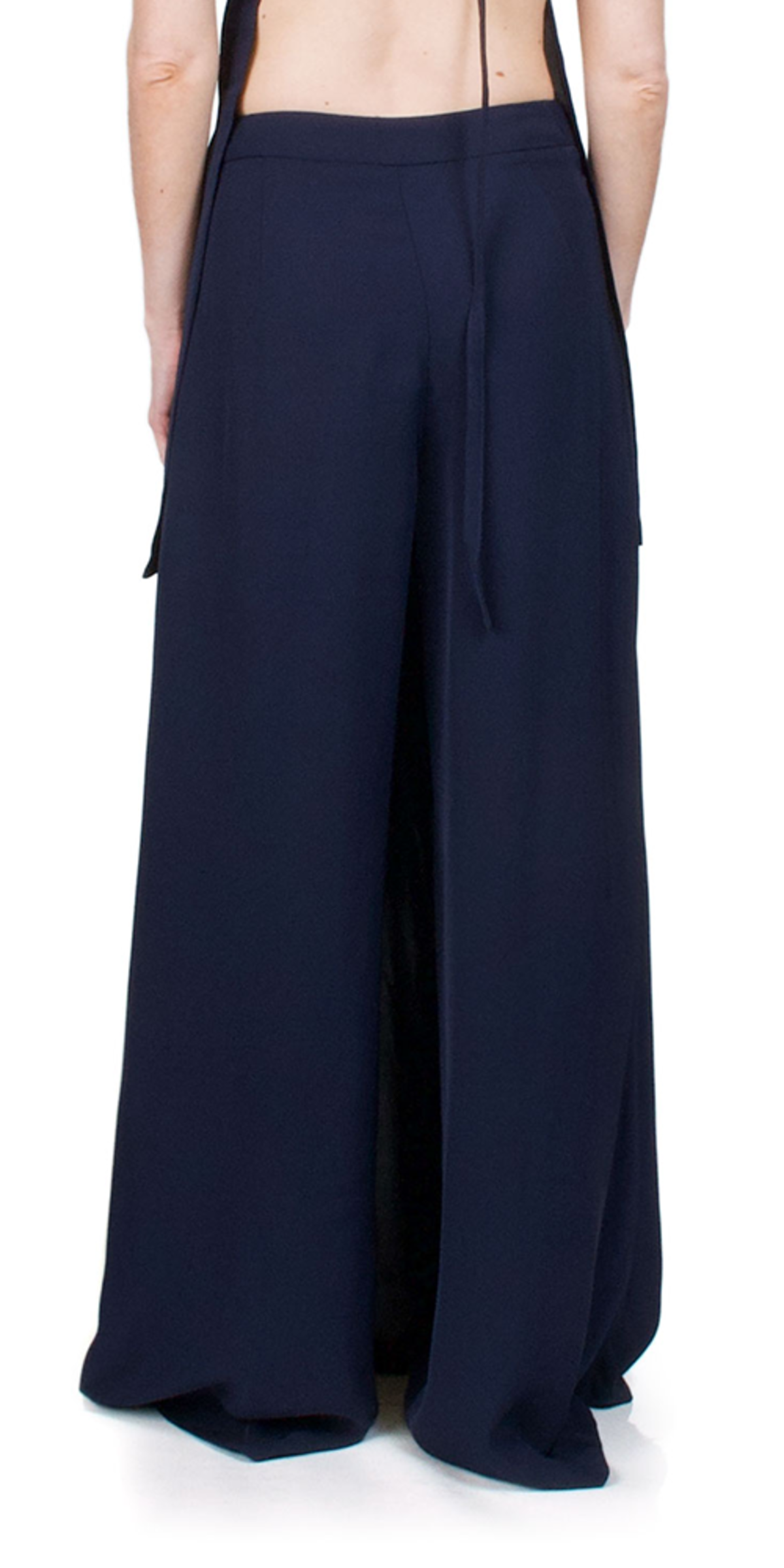 St. Agni Wrap Trousers - Inkwell | Garmentory display picture 1