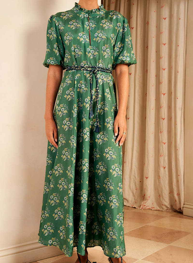 oceanus dress A modern reinterpretation of our bestselling New York style HANNAH Oceanus Dress - Seagrass
