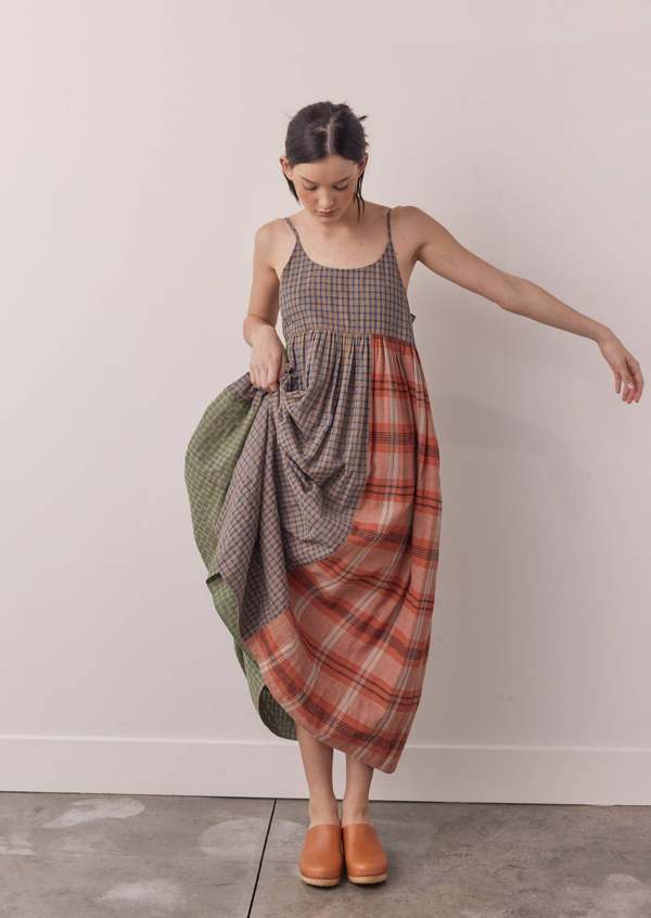 color block dress midi Color Block Tank Midi Dress – Kim and Cloth